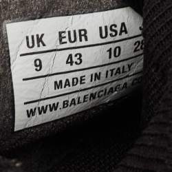 Balenciaga Black Knit Fabric Speed Trainer Sneakers Size 43