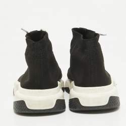 Pre Owned Balenciaga Black Fabric Speed 2.0 High Top Sneakers Size 41