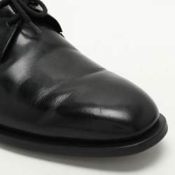 Balenciaga Black Leather Lace Up Derby Size 44