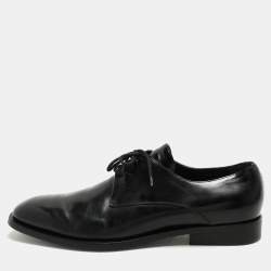 Balenciaga Black Leather Lace Up Derby Size 44