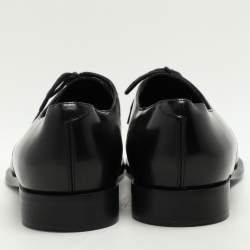 Balenciaga Black Leather Lace Up Derby Size 44