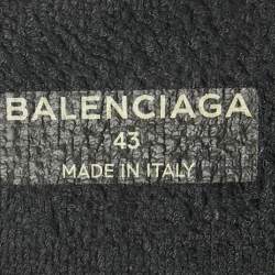 Balenciaga Black Knit Fabric Speed Trainer Sneakers Size 43