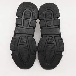 Pre Owned Balenciaga Black Knit Fabric Speed Trainer Sneakers Size 45