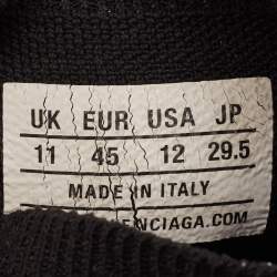 Balenciaga Black Knit Fabric Speed Trainer Sneakers Size 45