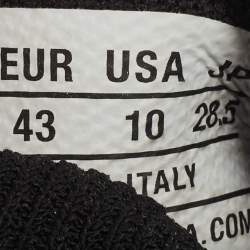 Pre Owned Balenciaga Black Knit Fabric Speed Trainer Sneakers Size 43