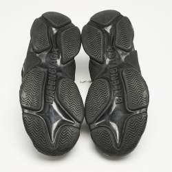 Balenciaga Black Faux Leather and Mesh Triple S Low Top Sneakers Size 43