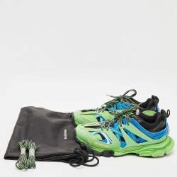 مملوكة مسبقًا Balenciaga Multicolor Mesh and Faux Leather Track Sneakers Size 44