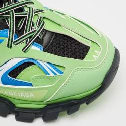 مملوكة مسبقًا Balenciaga Multicolor Mesh and Faux Leather Track Sneakers Size 44
