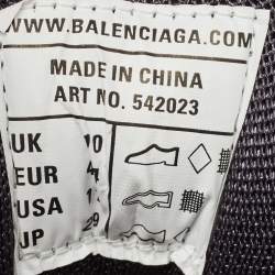 Pre Owned حذاء رياضي بالنسياغا تراك جلد صناعي وشبك متعدد الألوان مقاس 44