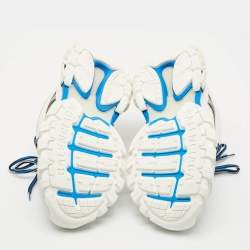 مملوكة مسبقًا حذاء رياضي بالنسياقا تراك شبك متعدد الألوان وجلد صناعي مقاس 40