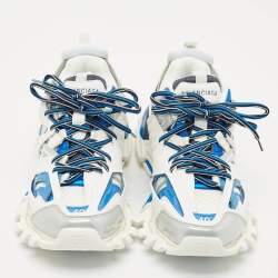 مملوكة مسبقًا حذاء رياضي بالنسياقا تراك شبك متعدد الألوان وجلد صناعي مقاس 40