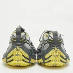 Pre Owned Balenciaga Grey Faux Leather and Mesh 10XL Sneakers Size 41