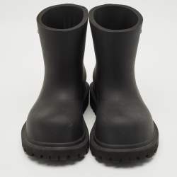Balenciaga Black Rubber Steroid Boots Size 41