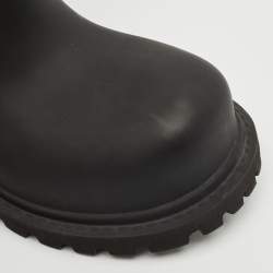 Balenciaga Black Rubber Steroid Boots Size 41