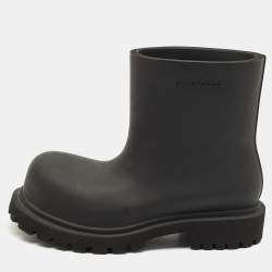 Balenciaga Black Rubber Steroid Boots Size 41