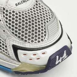 Balenciaga Multicolor Mesh And Synthetic Leather Runner Low Top Sneakers Size 41