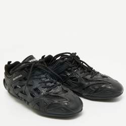 مملوكة مسبقًا حذاء بالنسياقا درايف شبك وجلد صناعي أسود مقاس 40