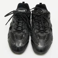 مملوكة مسبقًا حذاء بالنسياقا درايف شبك وجلد صناعي أسود مقاس 40