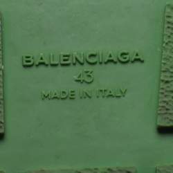 Pre Owned Balenciaga Multicolor Leather and Mesh Race Runner Low Top Sneakers Size 43