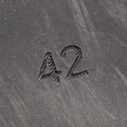 Pre Owned Balenciaga Black Leather Cosy BB Flat Mules Size 42