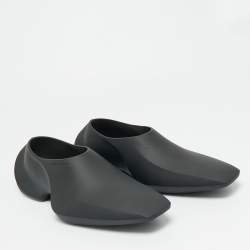 Pre Owned Balenciaga Black Rubber Space Slip On Sneakers Size 41