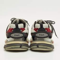 Pre Owned Balenciaga Multicolor Faux Leather and Mesh Track Low Top Sneakers Size 44