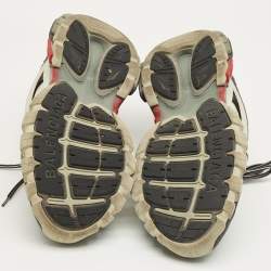 Pre Owned Balenciaga Multicolor Faux Leather and Mesh Track Low Top Sneakers Size 44