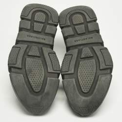 Pre Owned Balenciaga Black Knit Fabric Speed Trainer Sneakers Size 43