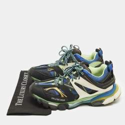 مملوكة مسبقًا Balenciaga Track Size 44 Multicolor Faux Leather and Mesh Low Top Sneakers