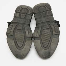 Pre Owned حذاء رياضي بالنسياجا سبيد 2.0 قماش تريكو أسود بعنق مرتفع مقاس 43