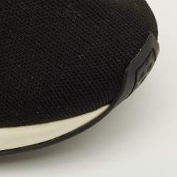 مملوكة مسبقًا حذاء رياضي بالنسيا غا سبيد ترينر نسيج محبوك أسود مقاس 43