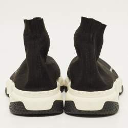 مملوكة مسبقًا حذاء رياضي بالنسياغا سبيد ترينر نسيج محبوك أسود مقاس 43