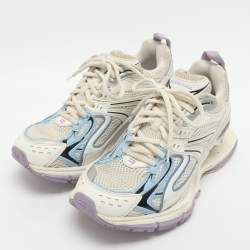 Pre Owned Balenciaga X-Pander Size 37 Multicolor Faux Leather and Mesh Sneakers 