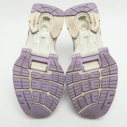 Pre Owned Balenciaga X-Pander Size 37 Multicolor Faux Leather and Mesh Sneakers 