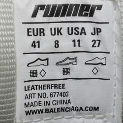 Pre Owned حذاء رياضي بالنسياجا رنر 2.0 متعدد الألوان جلد صناعي وشبك عنق منخفض مقاس 38