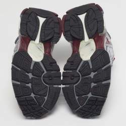 Pre Owned حذاء رياضي بالنسياجا رنر 2.0 متعدد الألوان جلد صناعي وشبك عنق منخفض مقاس 38