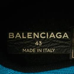 Pre Owned Balenciaga Triple S Size 43 Multicolor Mesh and Nubuck Leather Lace Up Sneakers