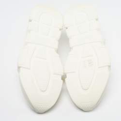 مملوكة مسبقًا حذاء رياضي بالنسياجا سبيد 2.0 قماش تريكو أبيض مقاس 42