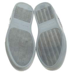 Balenciaga Grey Leather And Suede Low Top Sneaker Size 41