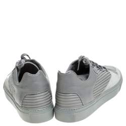 Balenciaga Grey Leather And Suede Low Top Sneaker Size 41