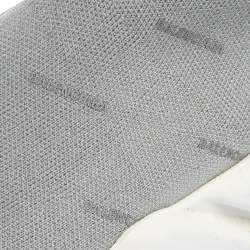 Pre Owned حذاء رياضي بالنسياغا سبيد ترينر تريكو طباعة شعار رمادي مقاس 41