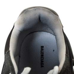 مملوكة مسبقًا حذاء رياضي بالنسياغا "تريبل أس" برباط علوي شبك و جلد متعدد الألوان مقاس 40