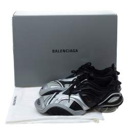 Pre Owned حذاء رياضي بالنسياغا تايركس 2020  جلد أسود / رصاصي مقاس 42