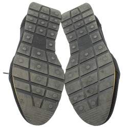 Pre Owned حذاء رياضي بالنسياغاريس رانرز شبك وجلد أسود مقاس 41