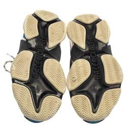 Pre Owned حذاء رياضي بالنسياغا "تريبل أس" كبير الحجم جلد و شبك متعدد الألوان مقاس 41