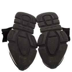 مملوكة مسبقًا Balenciaga Black Knit Fabric Speed Runner Sneaker Size 40