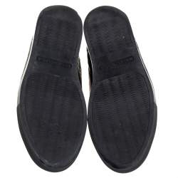 Pre Owned Balenciaga Black Leather Arena Low Top Sneakers Size 42