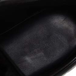 Pre Owned Balenciaga Black Leather Arena Low Top Sneakers Size 42