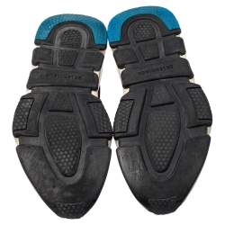 مملوكة مسبقًا Balenciaga Black Knit Fabric Speed High Top Sneakers Size 42