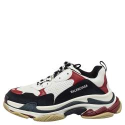 Pre Owned حذاء رياضي بالنسياغا تريبل أس شانكي شبك وجلد متعدد الألوان مقاس 45